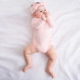 Bamboo Baby Bodysuit in Mary Rose - Aaria Tees Aaria Tees