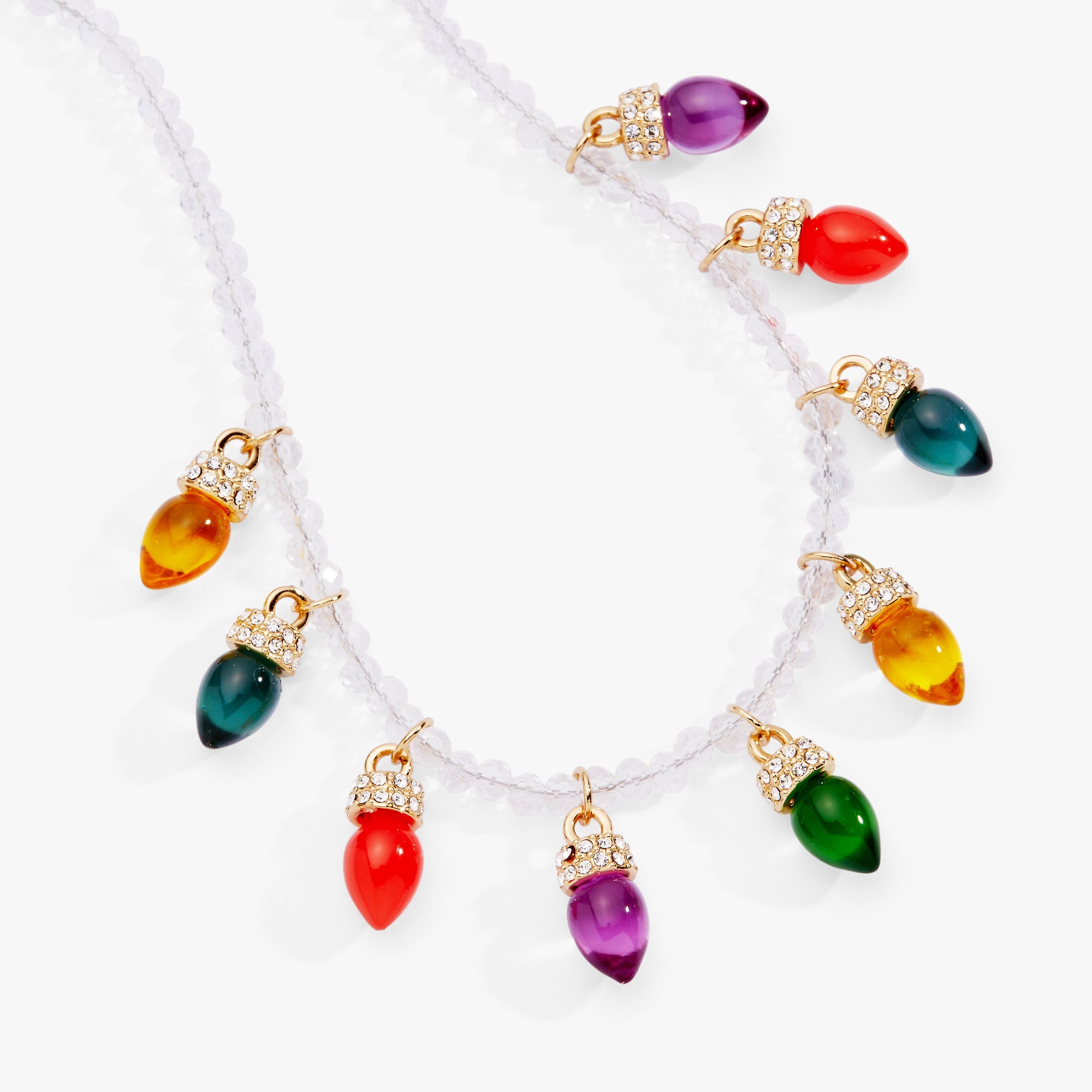 Christmas Light Bulb Necklace - Aaria Tees Aaria Tees