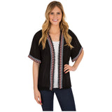 Midnight Muse Open-Front Cardigan - Aaria Tees Aaria Tees