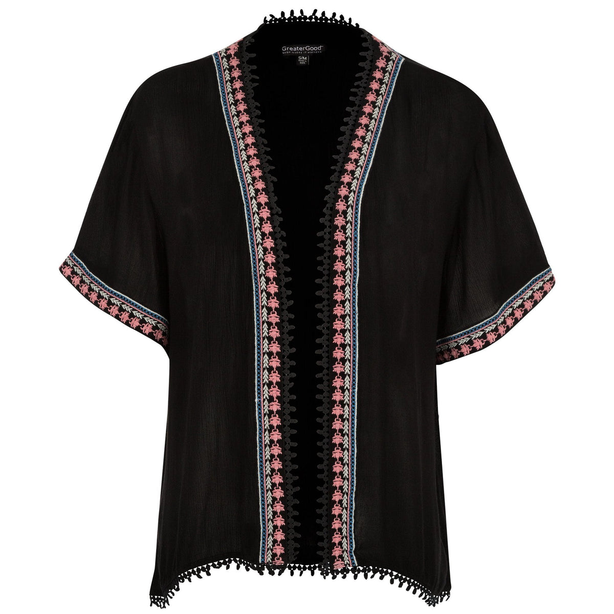 Midnight Muse Open-Front Cardigan - Aaria Tees
