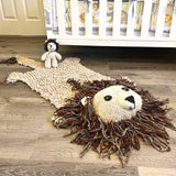 Organic Wool Play Mat + Nursery Rug  | Lion - Aaria Tees Aaria Tees