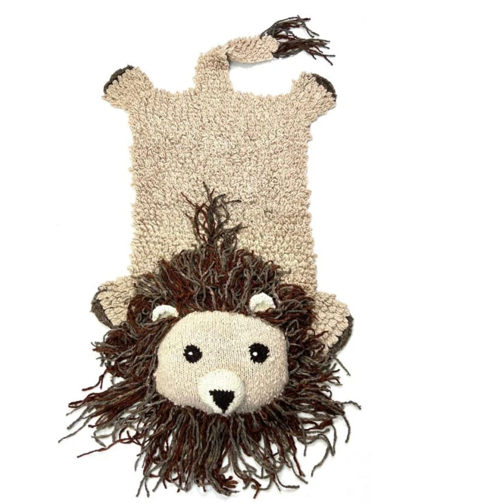 Organic Wool Play Mat + Nursery Rug  | Lion - Aaria Tees Aaria Tees
