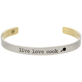 Live Love Cook Bracelet - Aaria Tees Aaria Tees