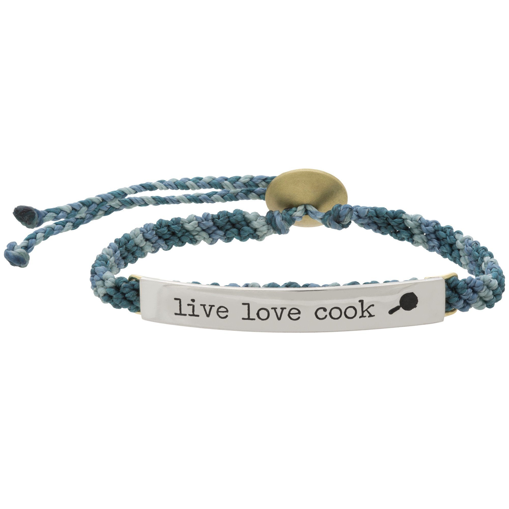 Live Love Cook Woven Bracelet - Aaria Tees Aaria Tees