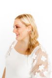 Lola Bow Earrings - Pink Sprinkles - Aaria Tees Aaria Tees