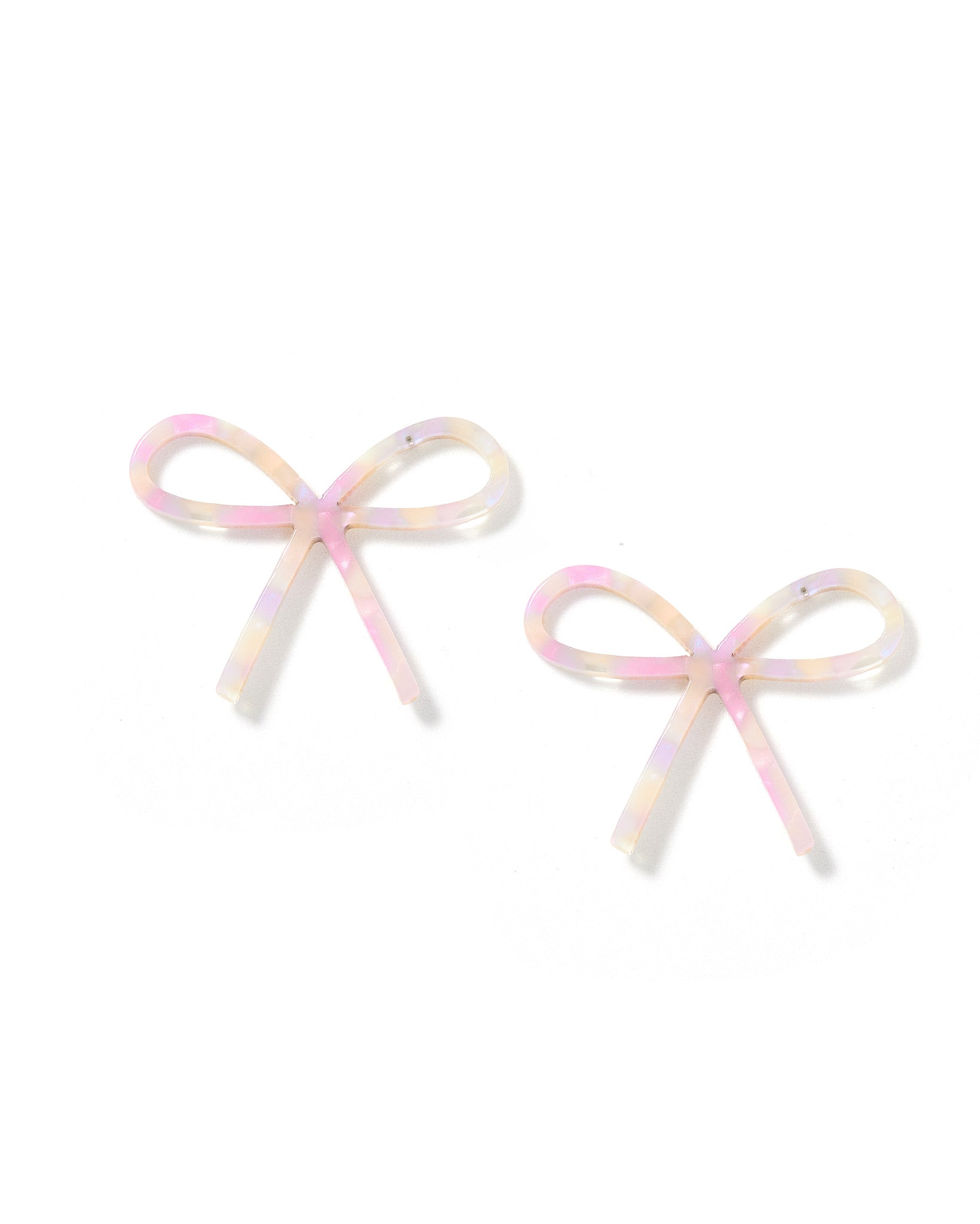 Lola Bow Earrings - Purple Sprinkles - Aaria Tees Aaria Tees