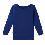 Blue Depths Long Sleeve Bamboo Pajama Set - Aaria Tees Aaria Tees