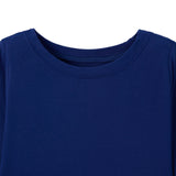 Blue Depths Long Sleeve Bamboo Pajama Set - Aaria Tees Aaria Tees