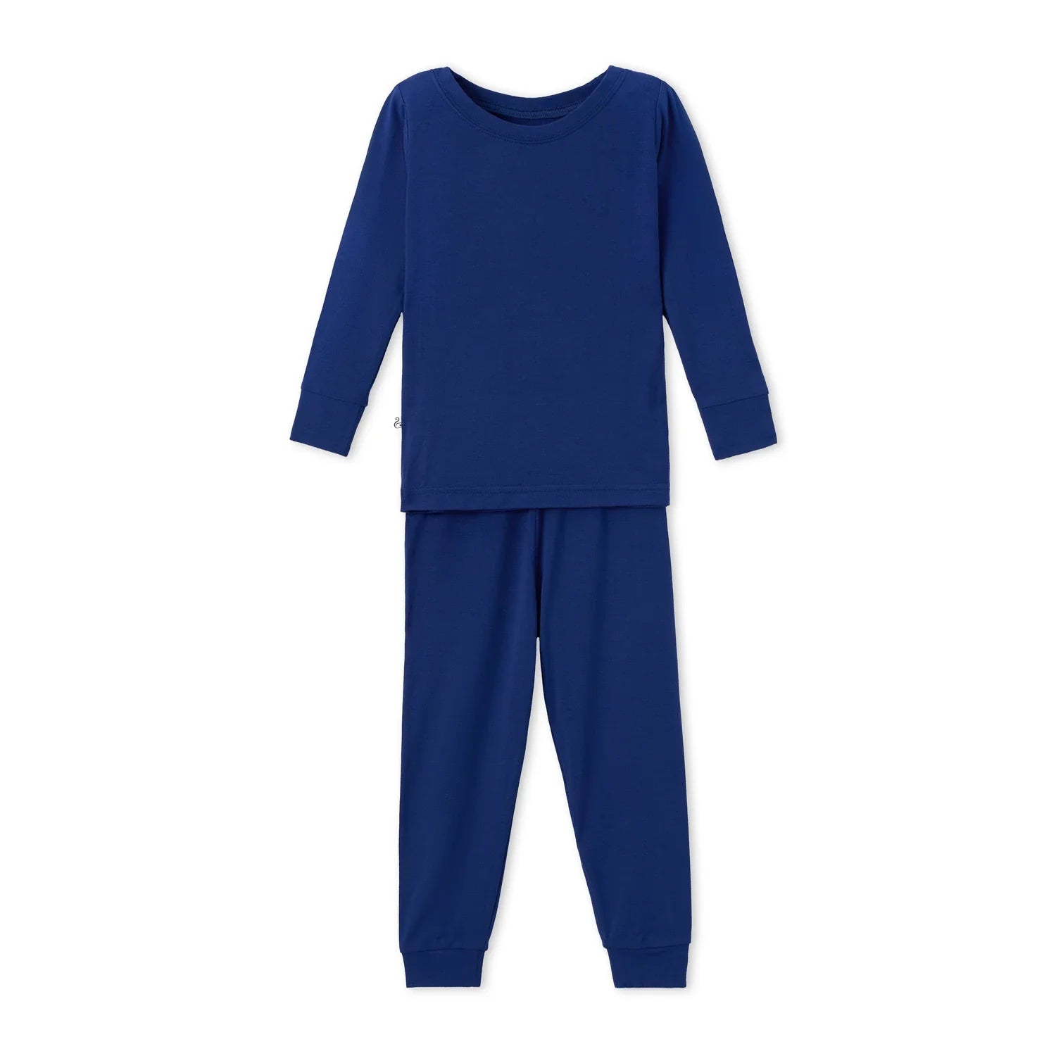Blue Depths Long Sleeve Bamboo Pajama Set - Aaria Tees Aaria Tees