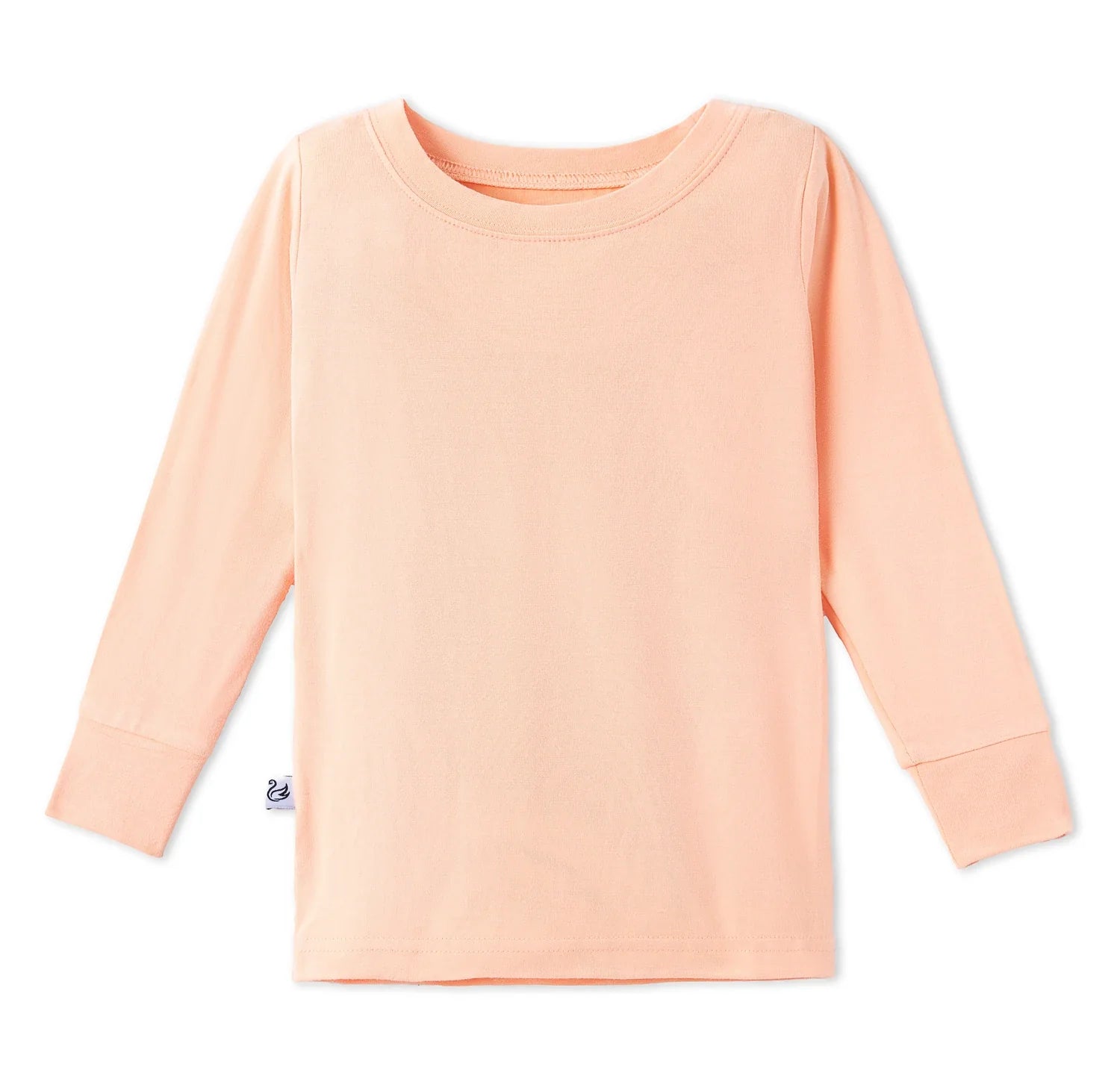 Peach Fuzz Long Sleeve Bamboo Pajama Set - Aaria Tees Aaria Tees