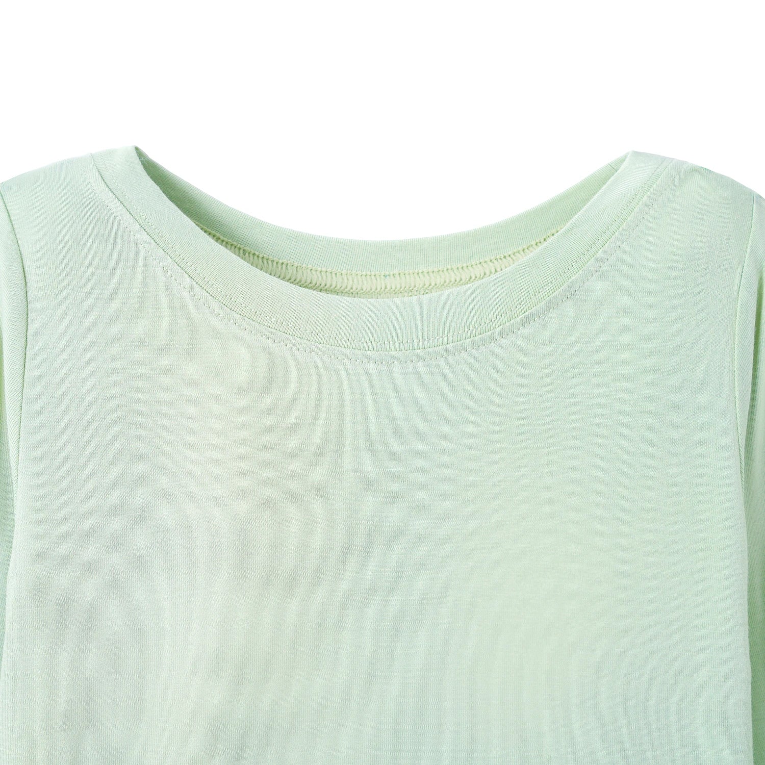 Sage Green Long Sleeve Bamboo Pajama Set - Aaria Tees Aaria Tees
