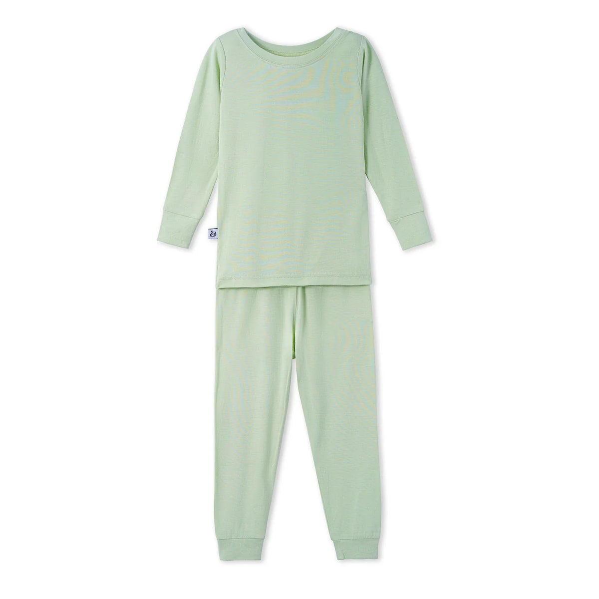 Sage Green Long Sleeve Bamboo Pajama Set - Aaria Tees