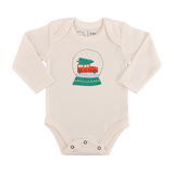 long sleeve graphic bodysuit | snow globe - Aaria Tees Aaria Tees