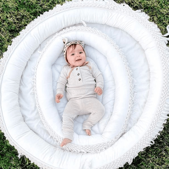 Macrame Oval Play Mat & Round Play Mat Bundle - Aaria Tees Aaria Tees