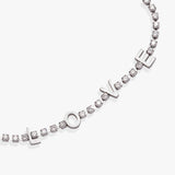 “Love” Crystal Tennis Bracelet - Aaria Tees Aaria Tees