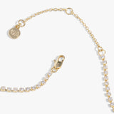 "Love" Crystal Tennis Necklace - Aaria Tees Aaria Tees