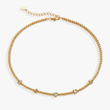 Love and Luck Tennis Necklace - Aaria Tees Aaria Tees