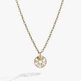 Love and Luck Wheel Charm Necklace - Aaria Tees Aaria Tees
