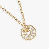 Love and Luck Wheel Charm Necklace - Aaria Tees Aaria Tees
