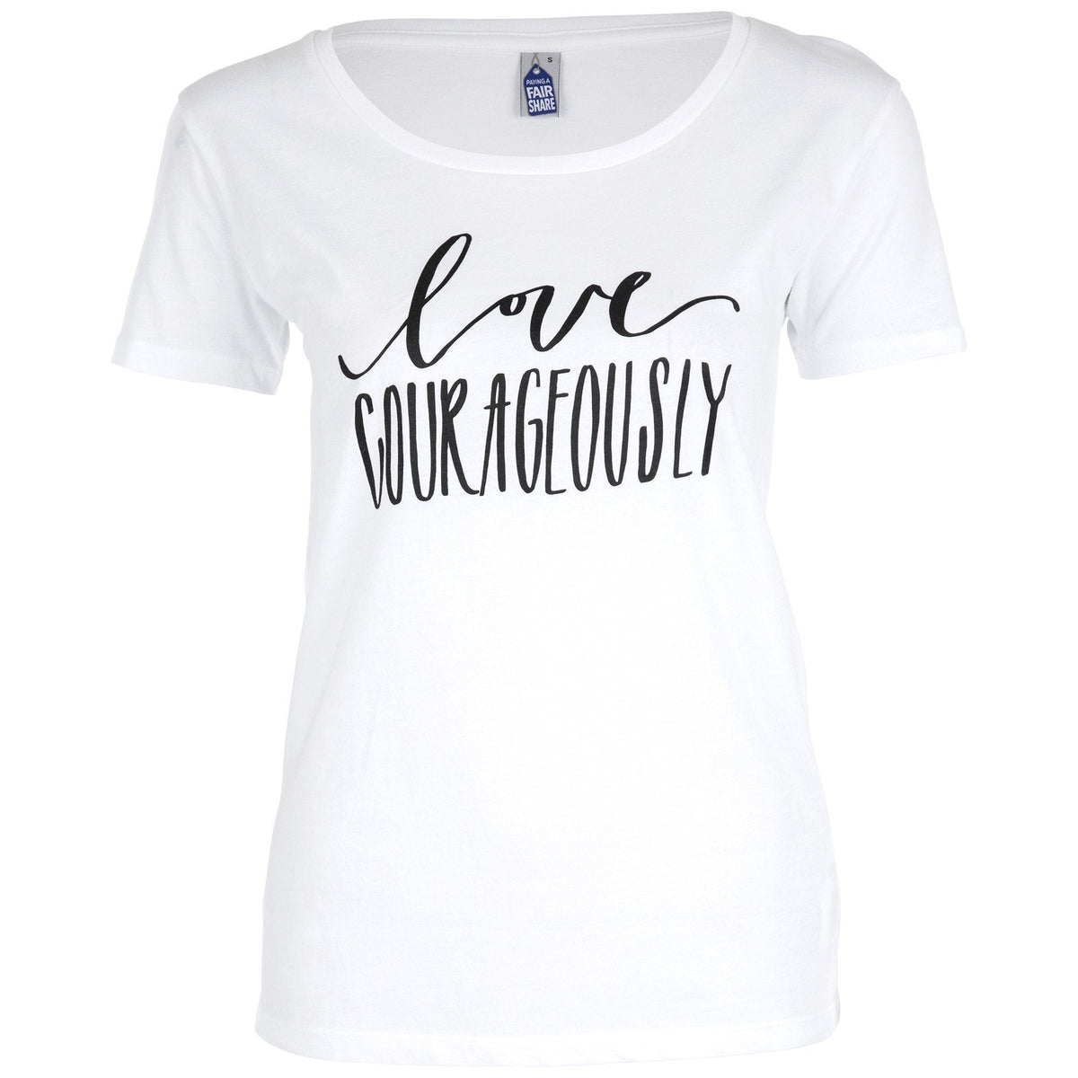 Love Courageously Tee - Aaria Tees