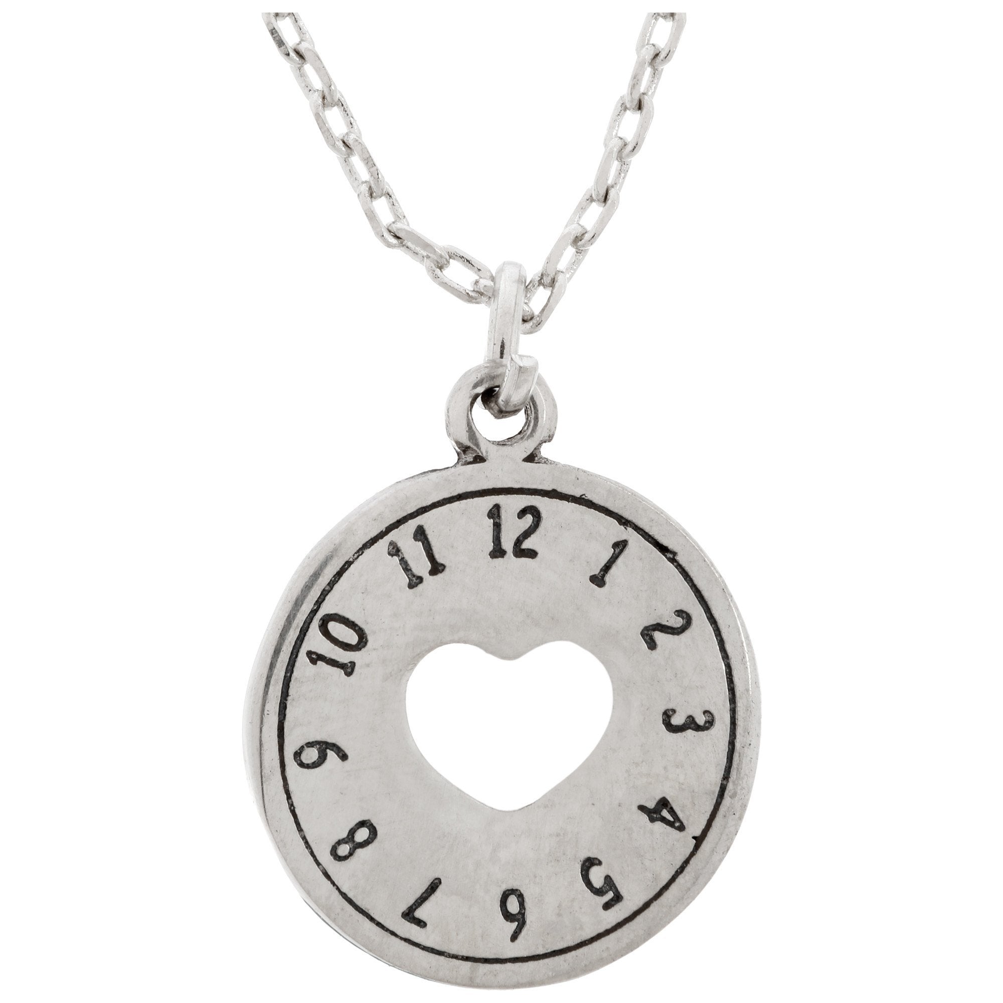 Love is Timeless Pewter Necklace - Aaria Tees Aaria Tees