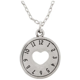 Love is Timeless Pewter Necklace - Aaria Tees Aaria Tees