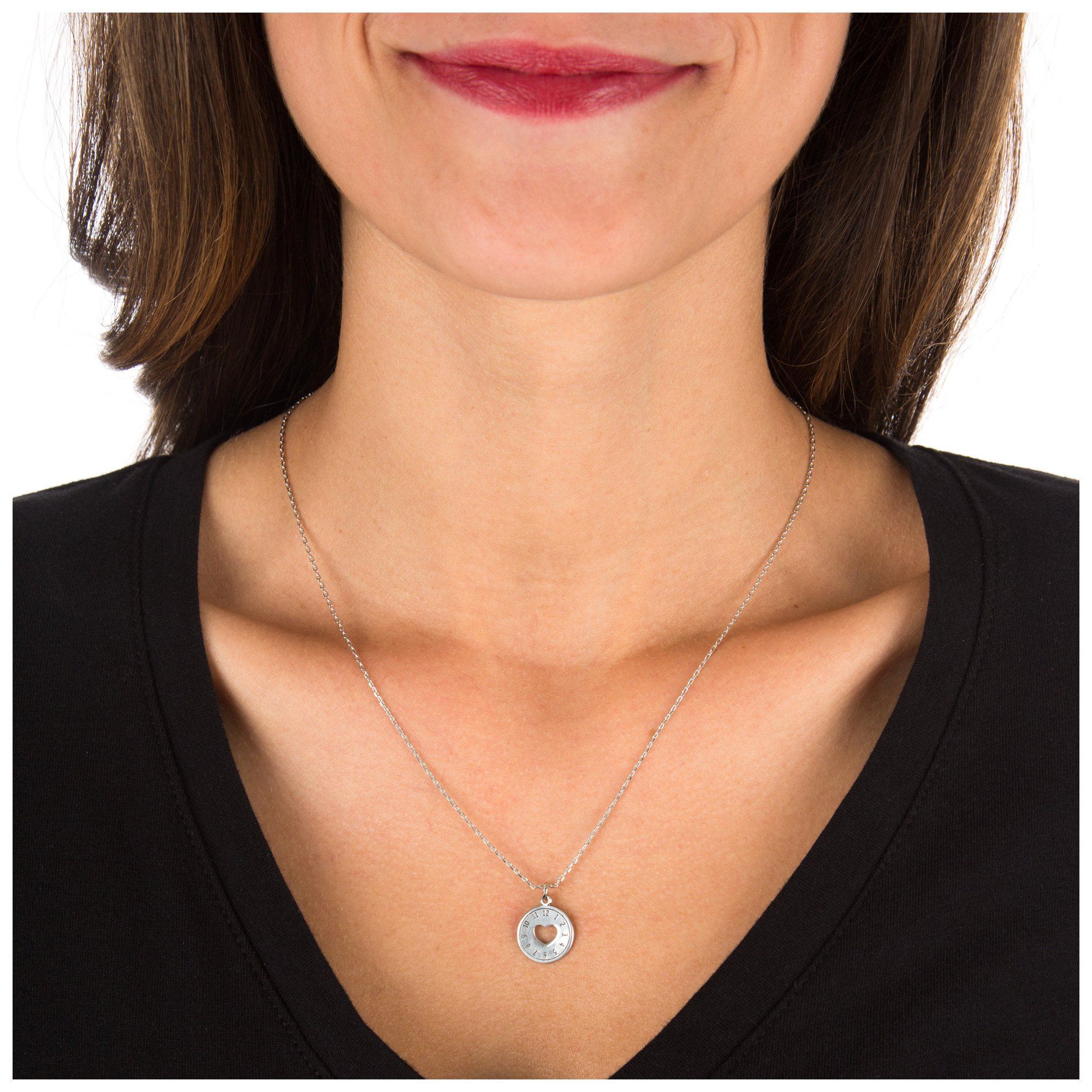 Love is Timeless Pewter Necklace - Aaria Tees Aaria Tees