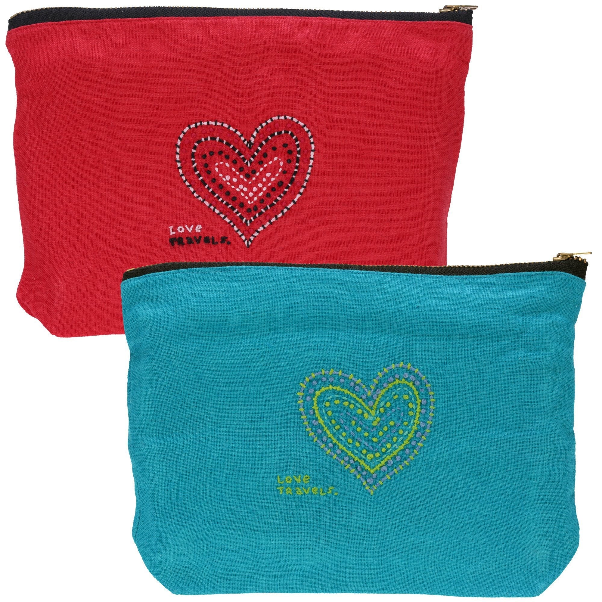 Love Travels Pouch - Aaria Tees Aaria Tees