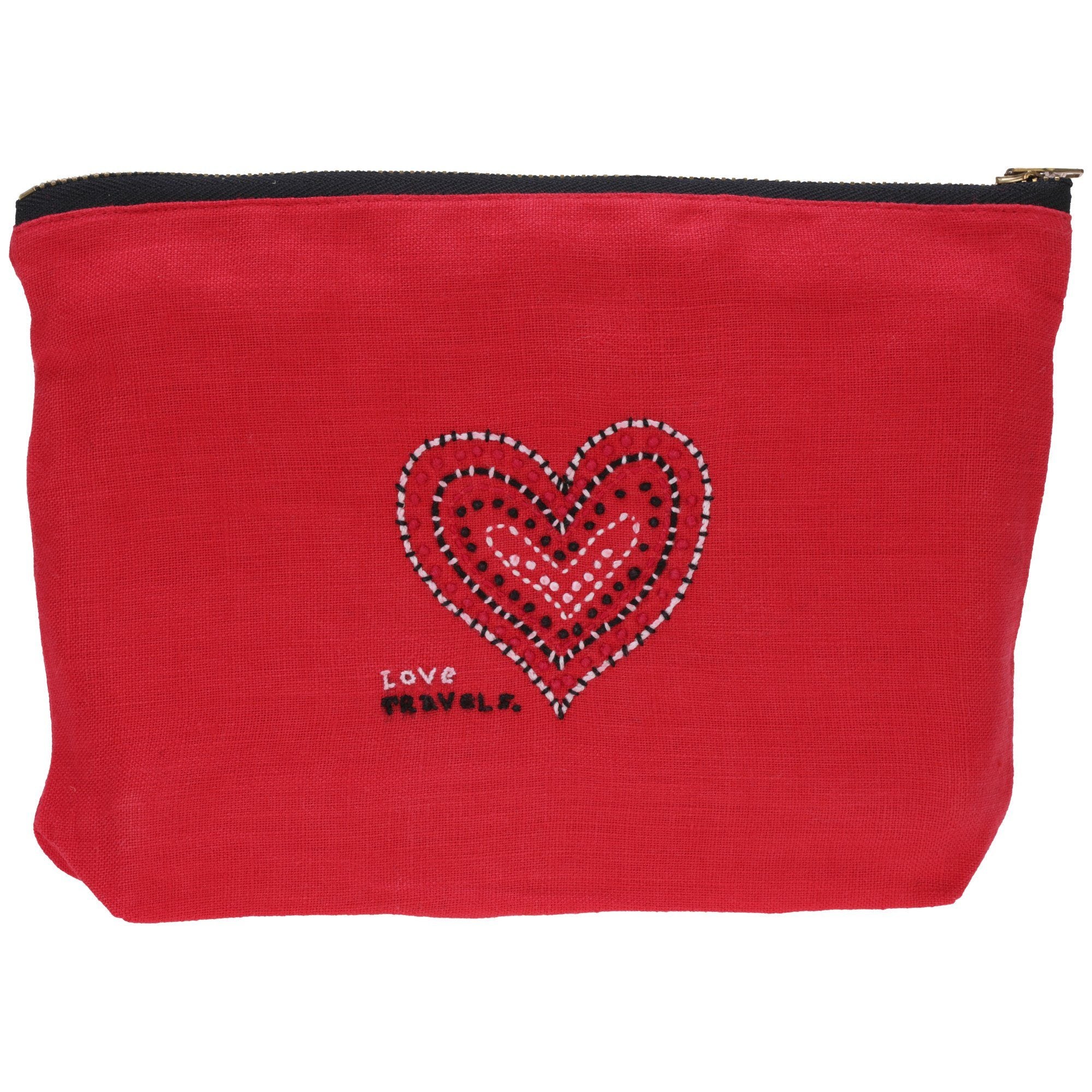 Love Travels Pouch - Aaria Tees Aaria Tees