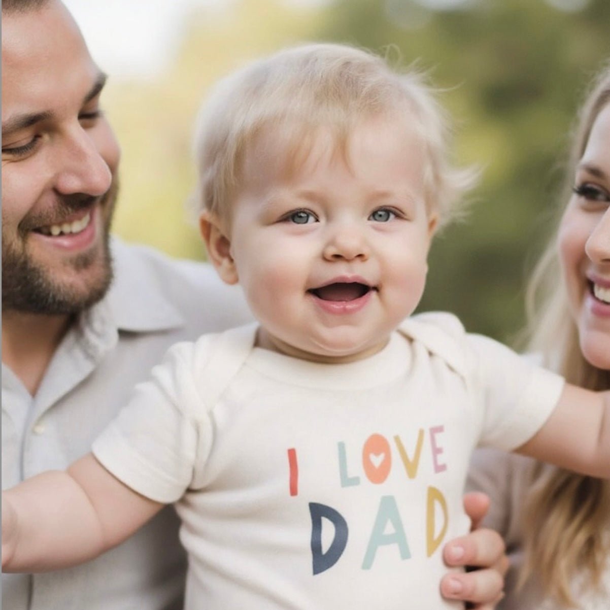 graphic bodysuit | love dad - Aaria Tees Aaria Tees