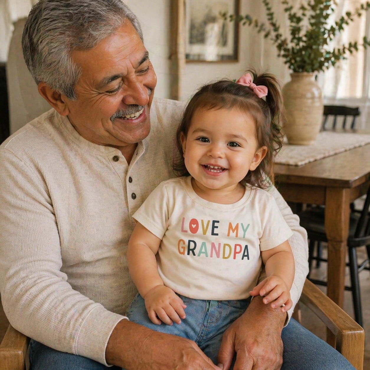 graphic tee | love grandpa - Aaria Tees Aaria Tees