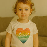 graphic tee | loved rainbow heart - Aaria Tees Aaria Tees