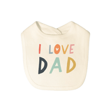 graphic bib | love dad - Aaria Tees Aaria Tees