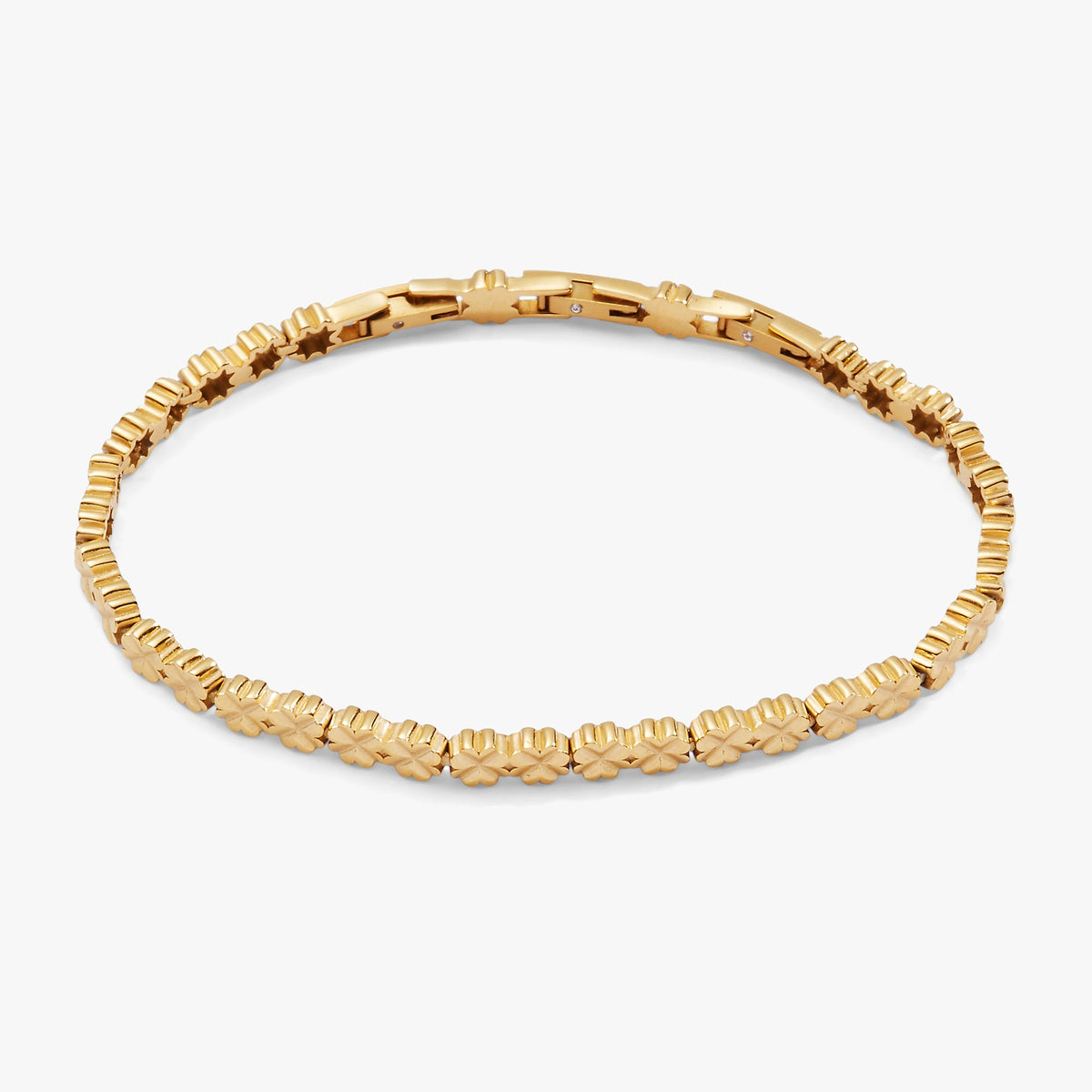 Lucky Clover Charm Tennis Bracelet - Aaria Tees