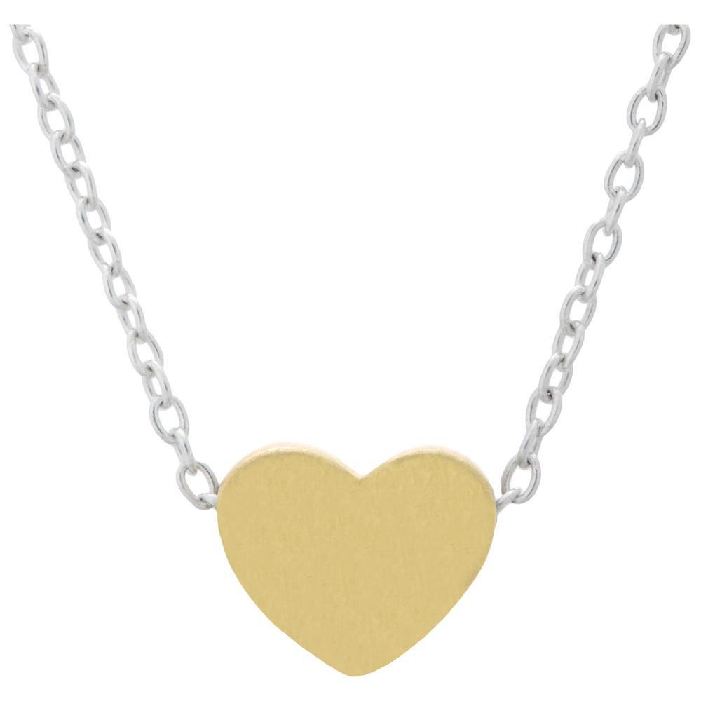 Lucky Heart Sterling Necklace - Aaria Tees