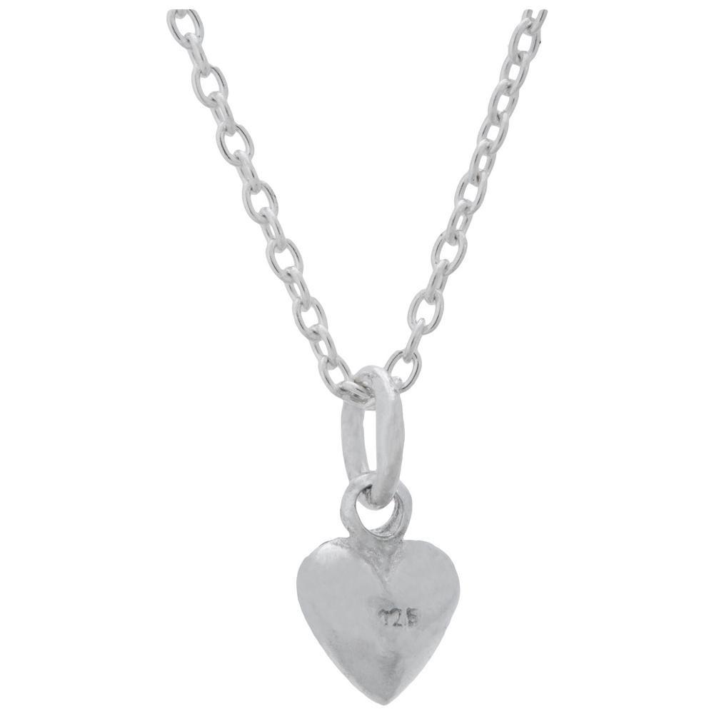 Lucky Heart Sterling Necklace - Aaria Tees Aaria Tees