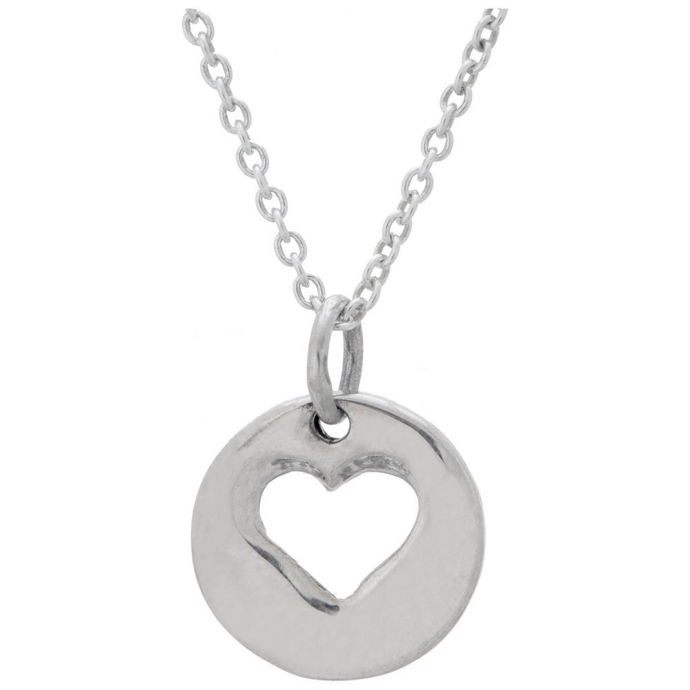 Lucky Heart Sterling Necklace - Aaria Tees Aaria Tees