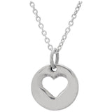 Lucky Heart Sterling Necklace - Aaria Tees Aaria Tees