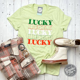 Lucky Lucky Lucky Short Sleeve Tee Aaria Tees