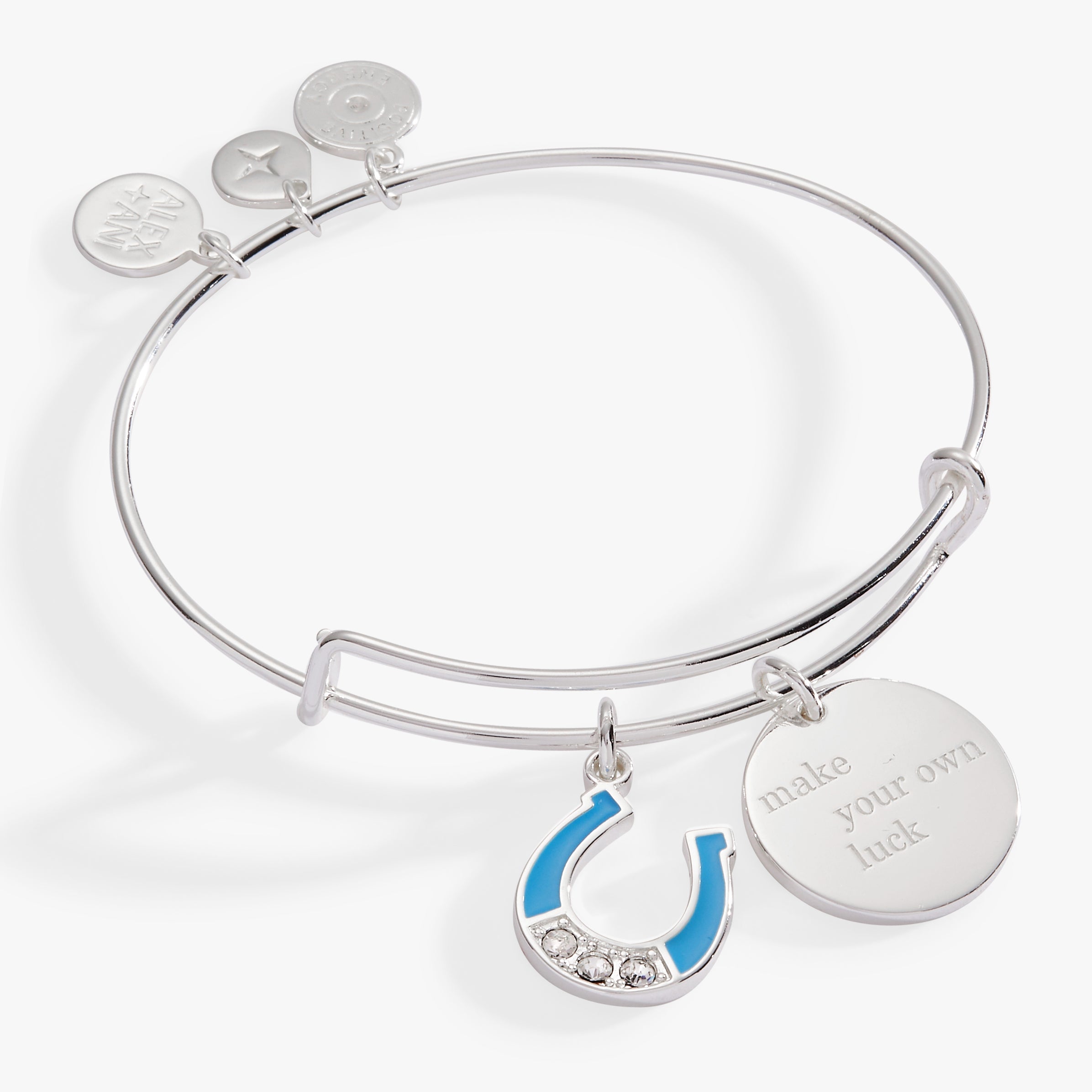 “Make Your Own Luck” Duo Charm Bangle - Aaria Tees Aaria Tees