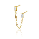 Malia Double Stud Earrings Aaria Tees