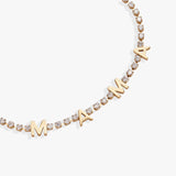 'Mama' Crystal Tennis Bracelet - Aaria Tees Aaria Tees