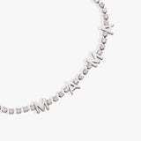 'Mama' Crystal Tennis Bracelet - Aaria Tees Aaria Tees