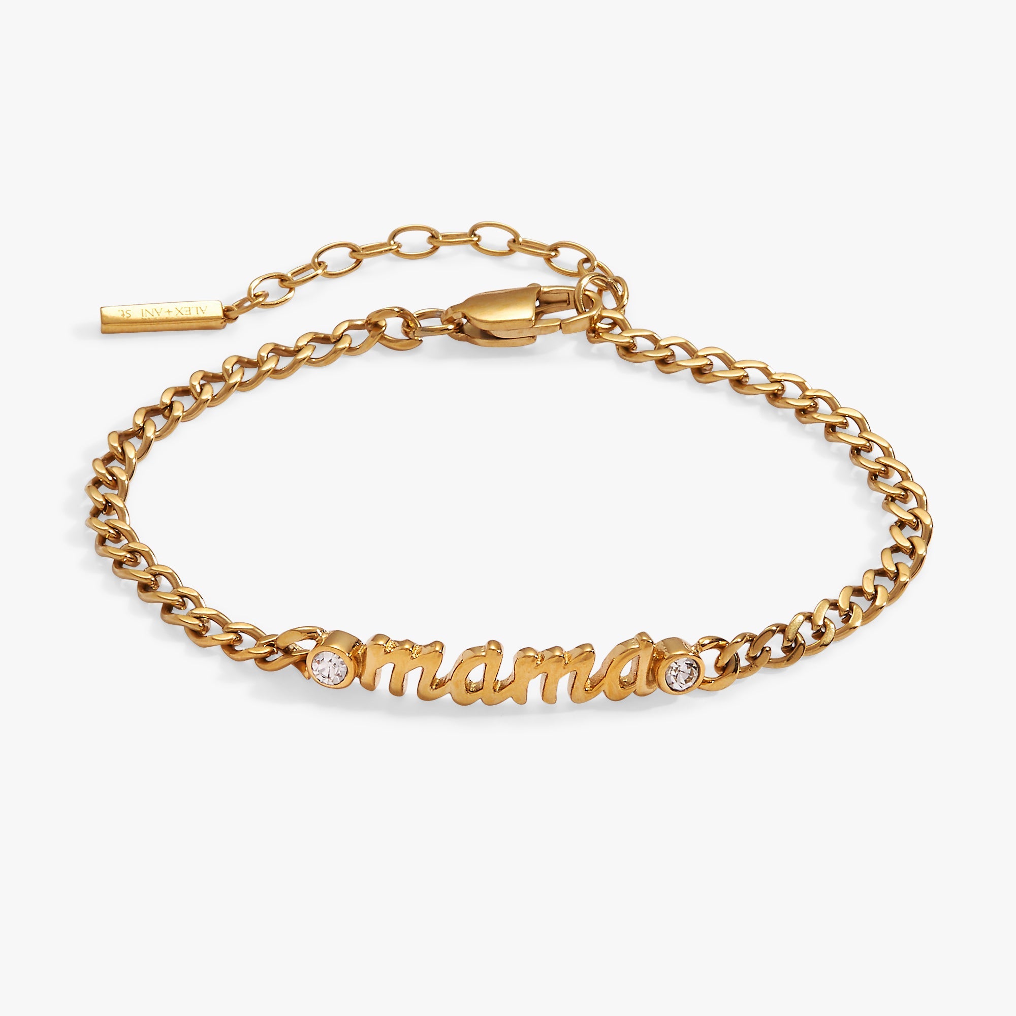 Mama Curb Chain Bracelet - Aaria Tees Aaria Tees