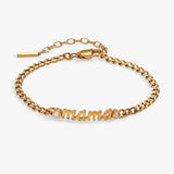 Mama Curb Chain Bracelet - Aaria Tees Aaria Tees