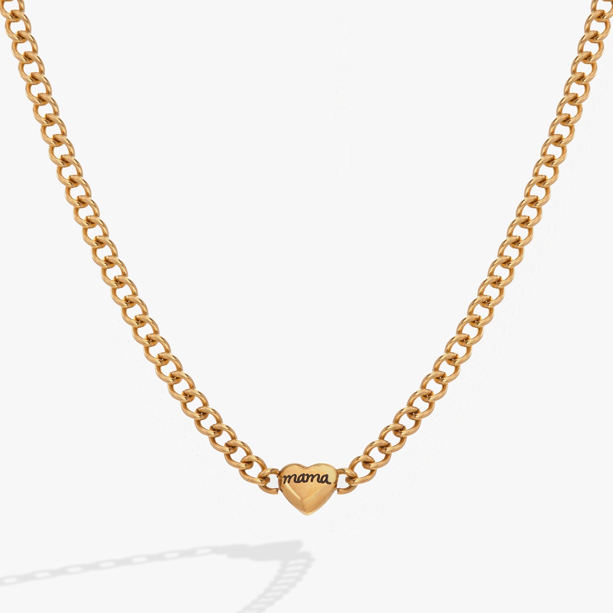 Mama Curb Chain Necklace - Aaria Tees Aaria Tees