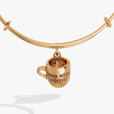 'Mama Needs Coffee' Mug Charm Bangle - Aaria Tees Aaria Tees