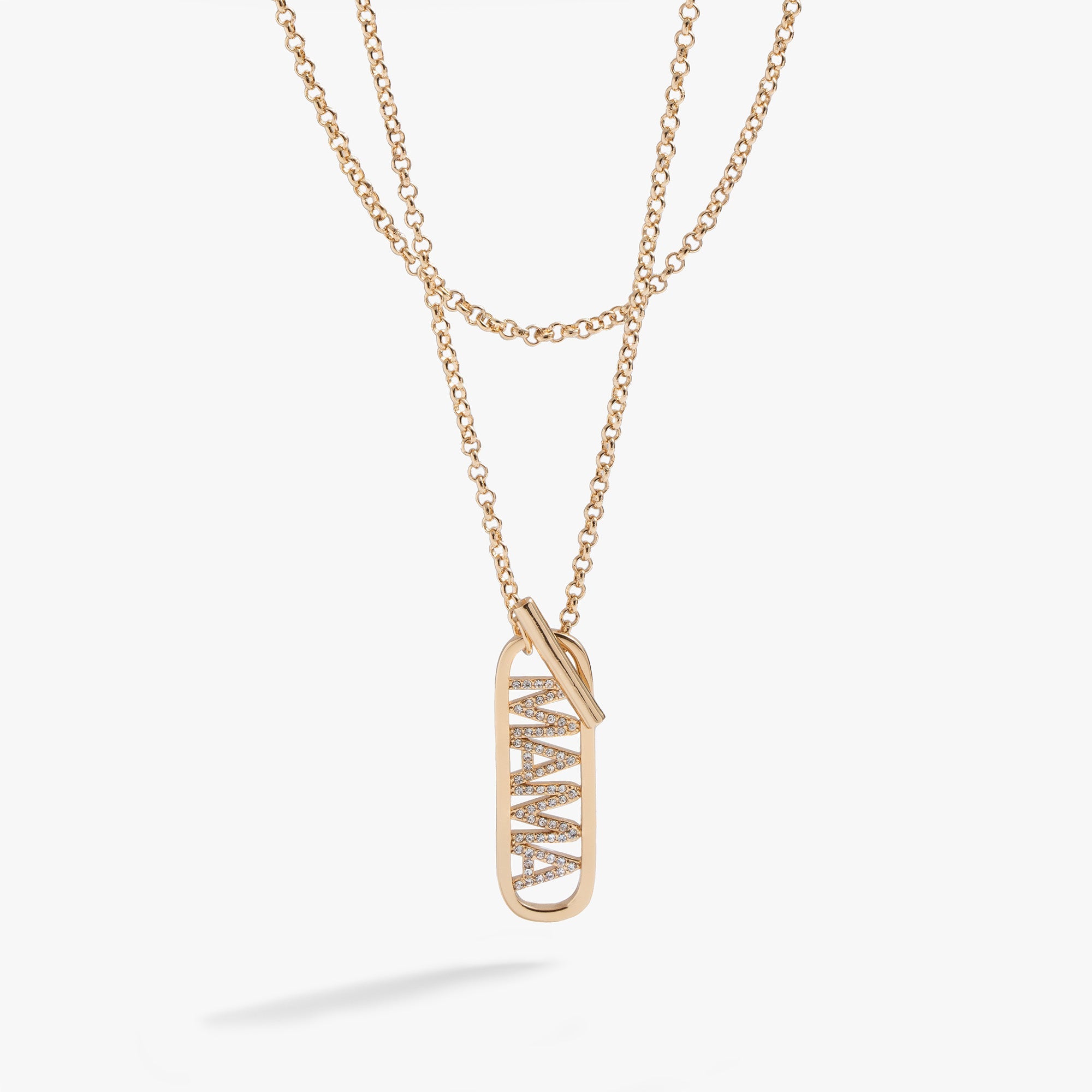 Mama Toggle Pendant Necklace - Aaria Tees Aaria Tees