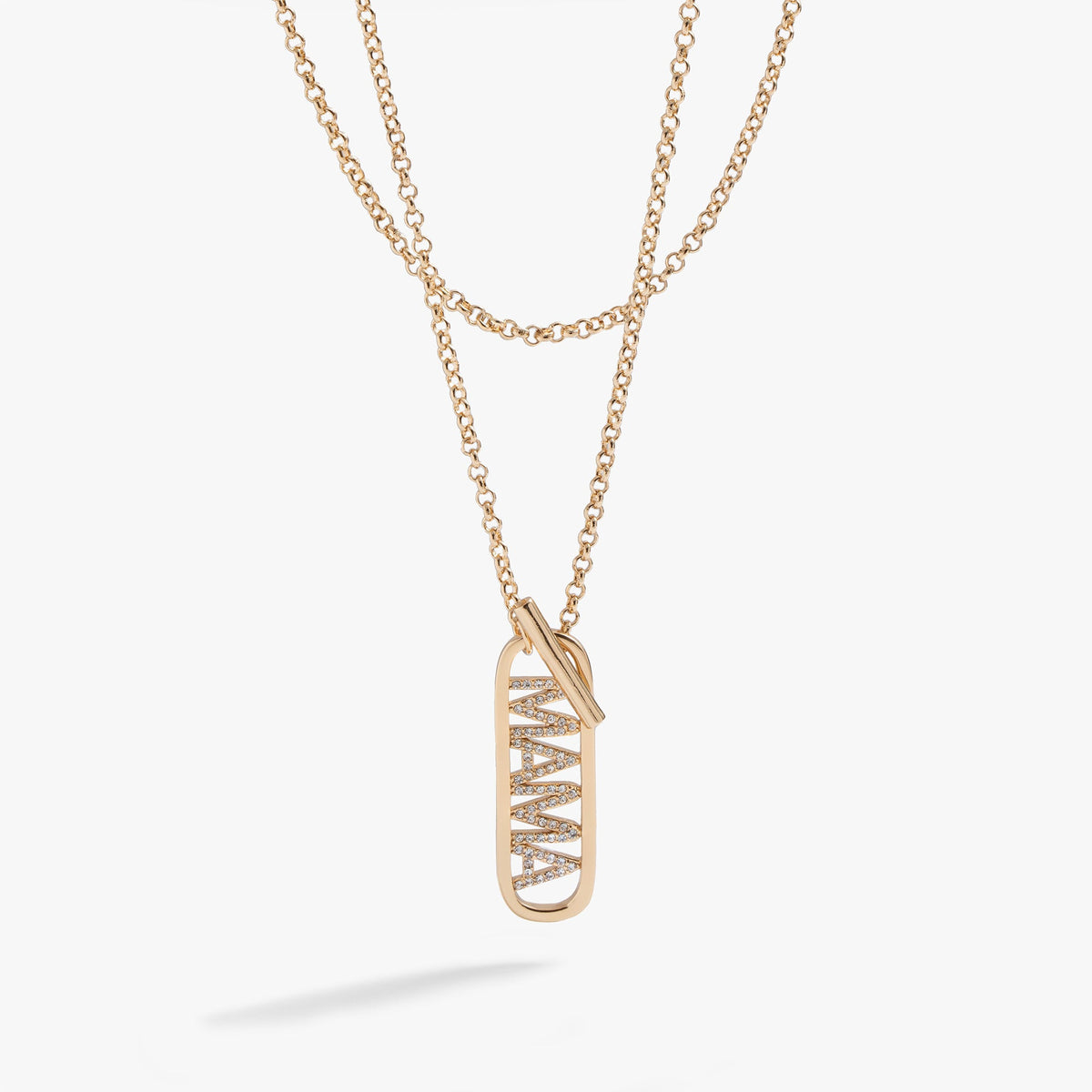 Mama Toggle Pendant Necklace - Aaria Tees