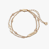 Mamá Infinity Chain Double Strand Bracelet - Aaria Tees Aaria Tees